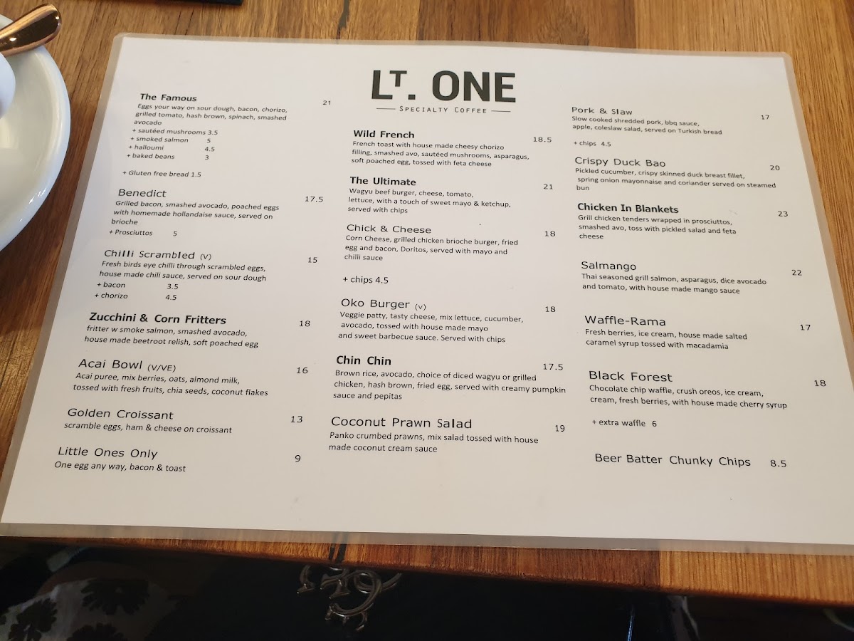 Menu Property Of Little One-3