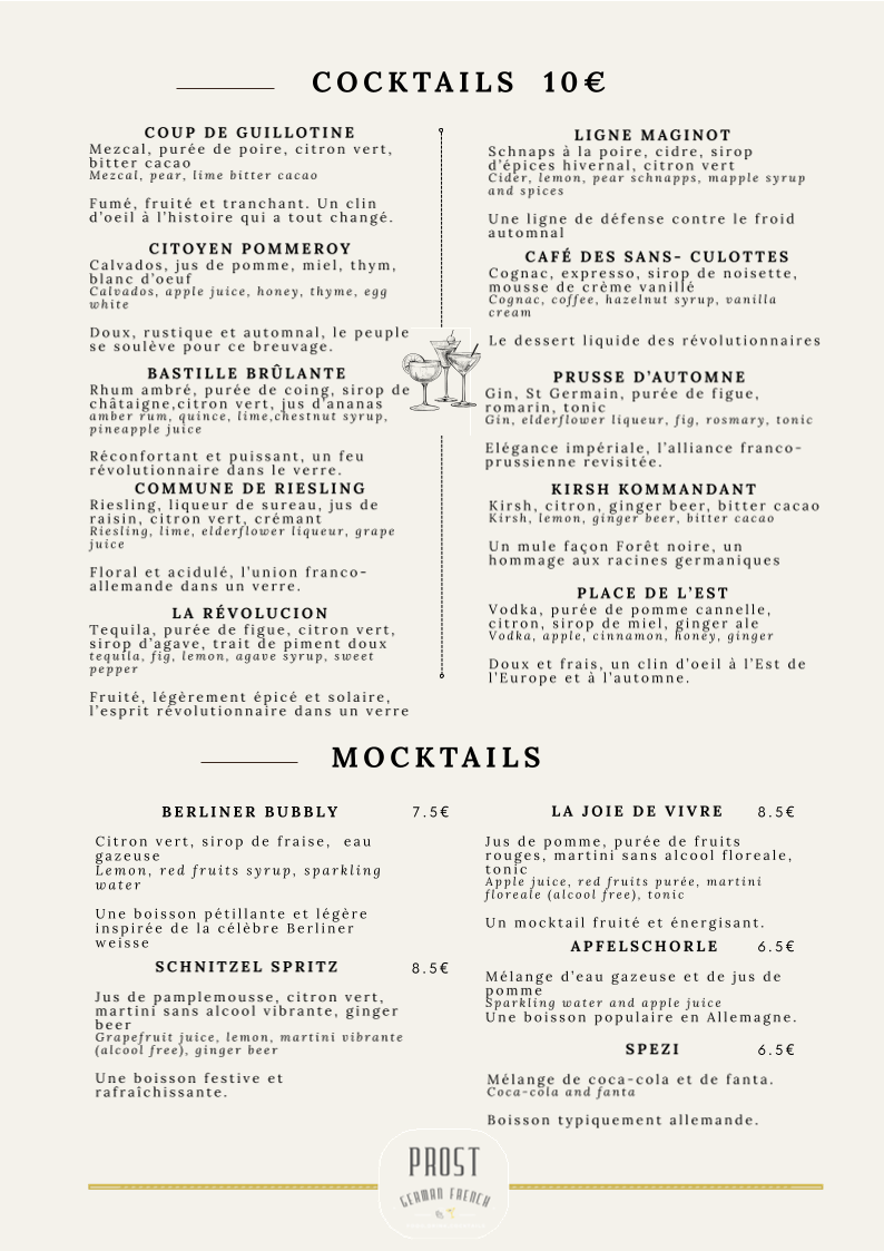 Menu Prost-4