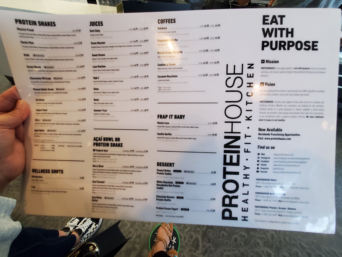 Menu Proteinhouse Gilbert-7