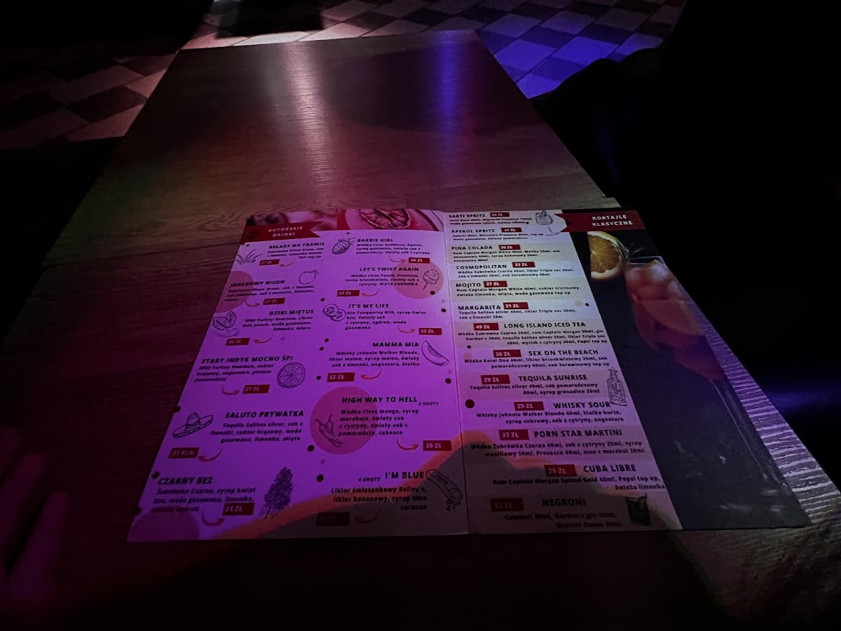 Menu Prywatka Zielona Góra-1
