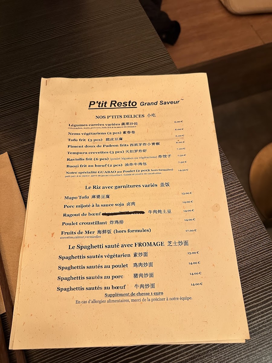 Menu P'tit Resto-8