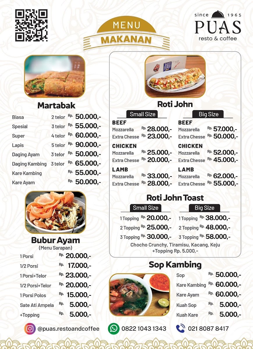 Menu Puas Resto & Coffee-1