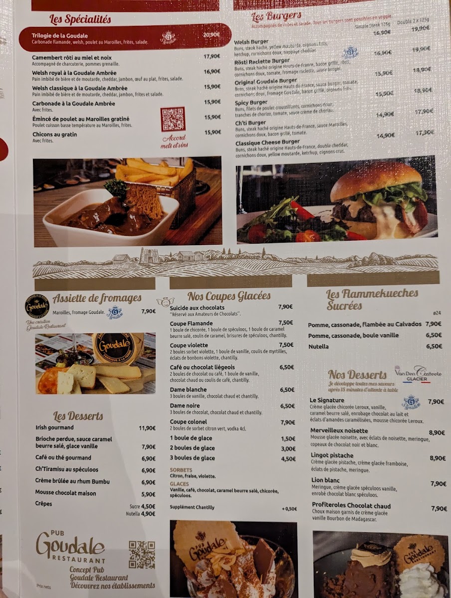 Menu Pub Goudale Restaurant-1