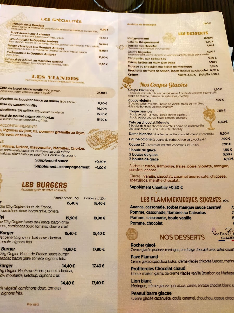 Menu Pub Goudale Restaurant-10