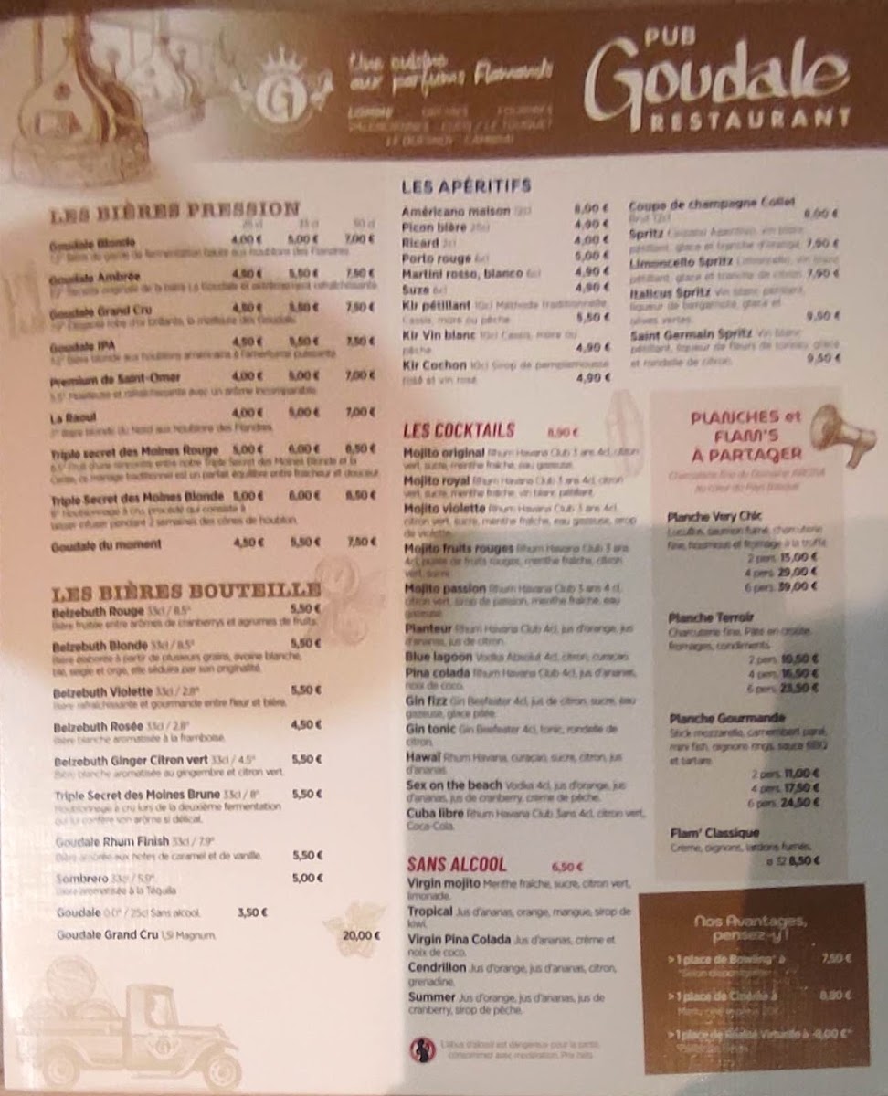 Menu Pub Goudale Restaurant-7