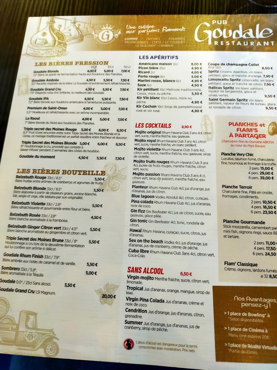 Menu Pub Goudale Restaurant-8