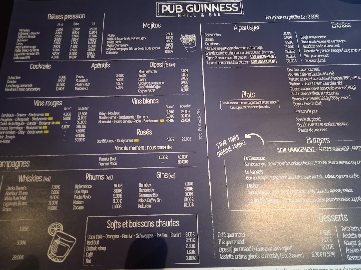 Menu Pub Guinness Bar & Brasserie-2