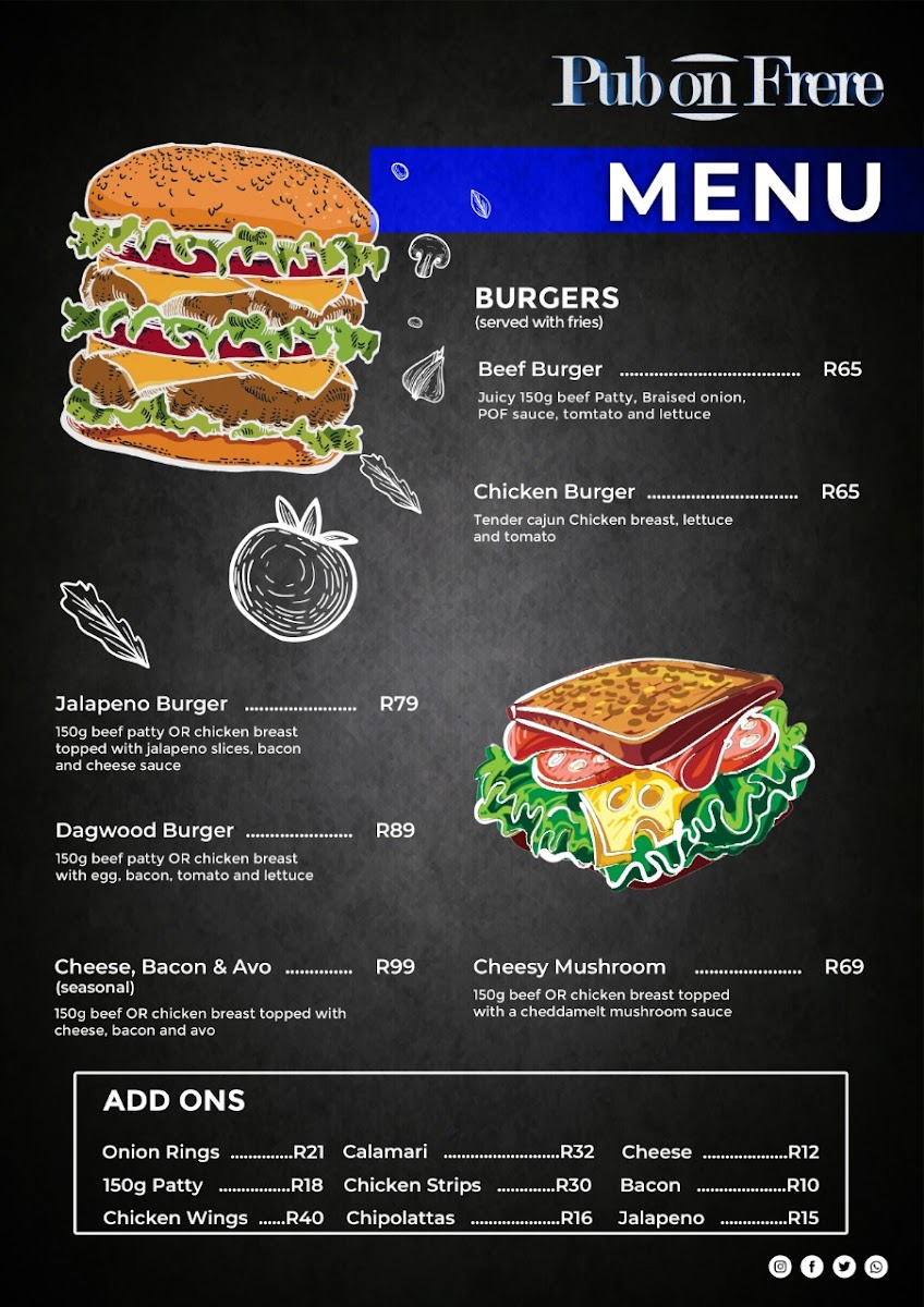 Menu Pub On Frere-7