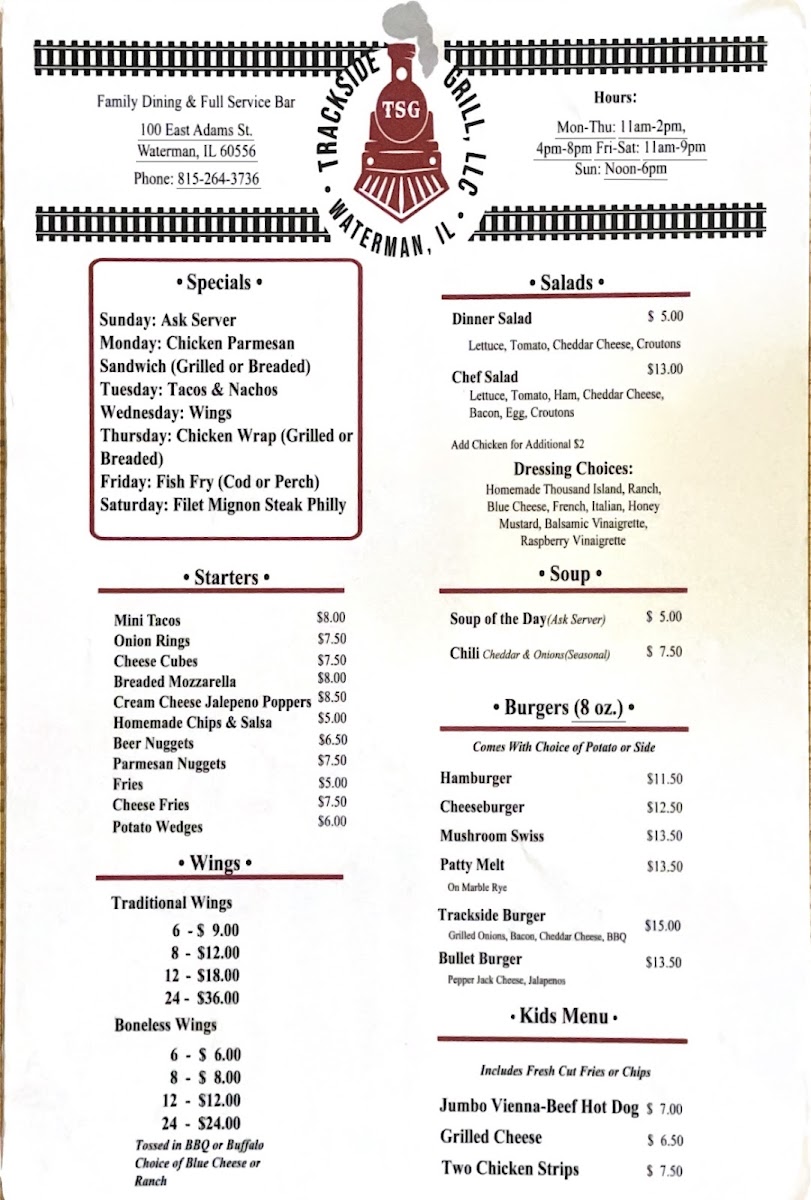 Menu Pub West-1