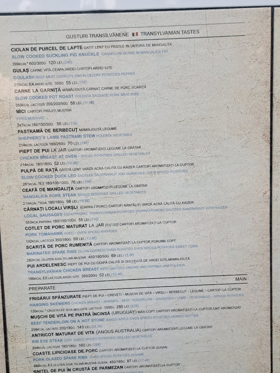 Menu Pub13 - Restaurantul Cetății-6