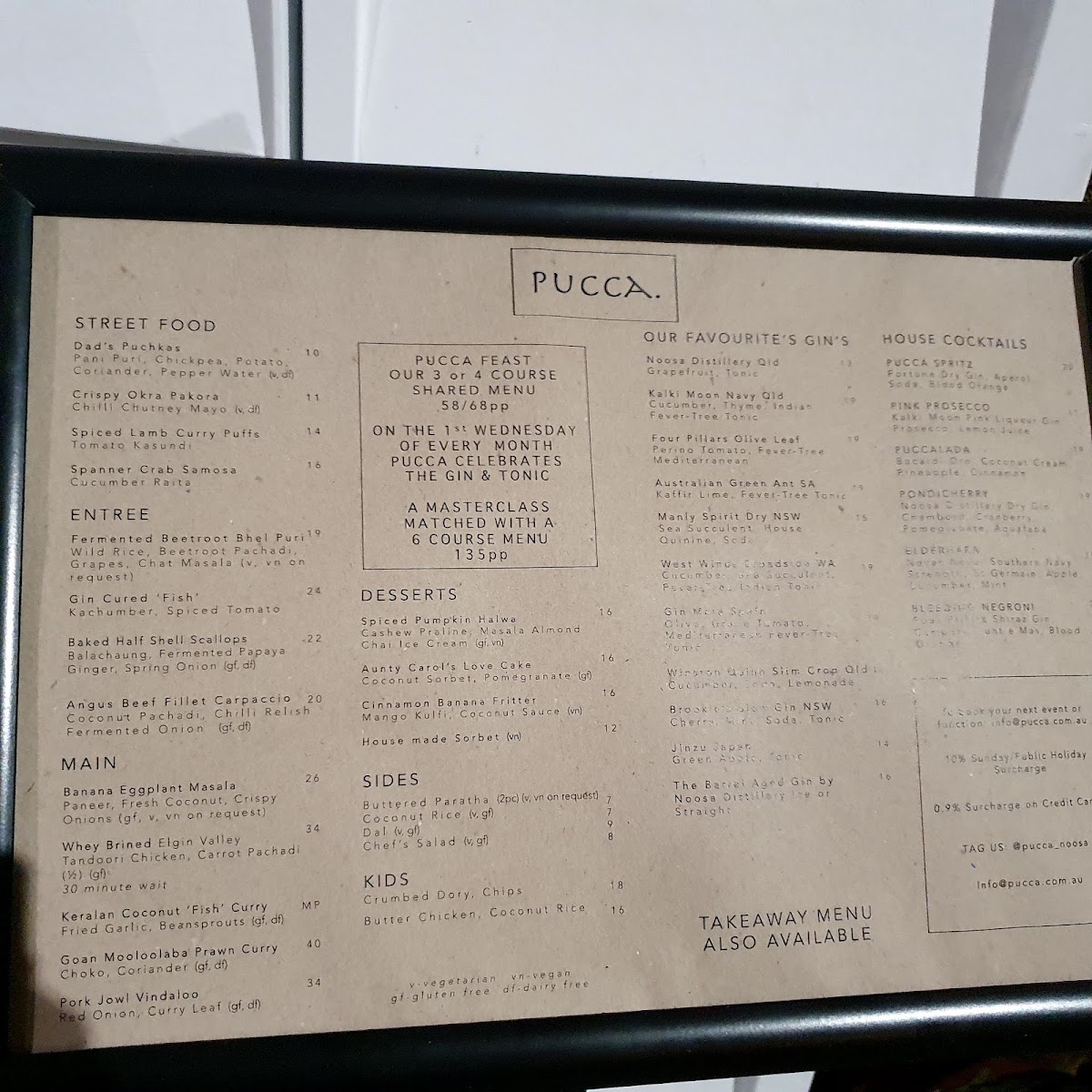 Menu Pucca Restaurant-5