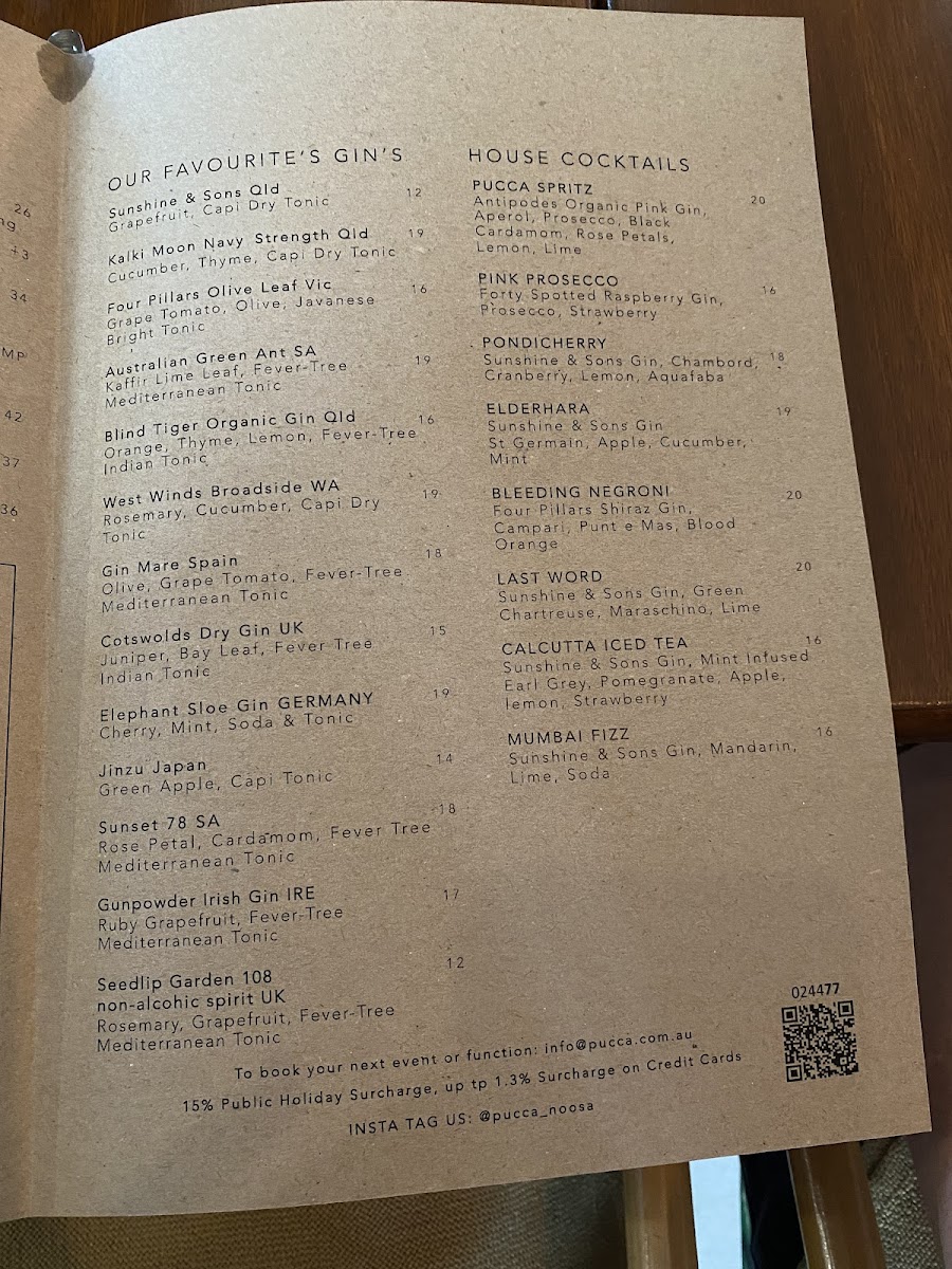 Menu Pucca Restaurant-7