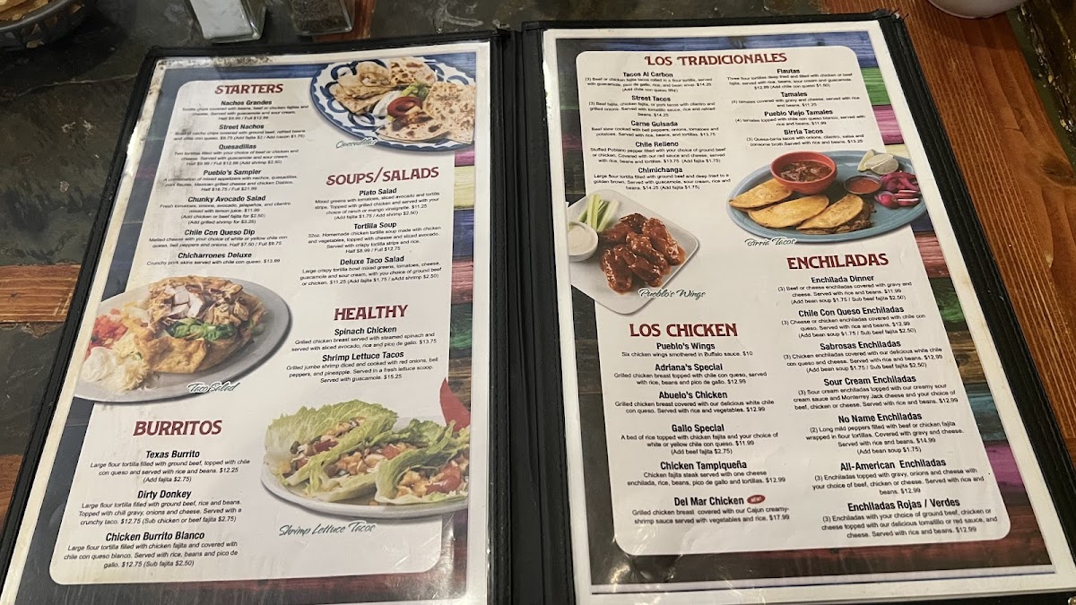 Menu Pueblo Viejo Livingston-1