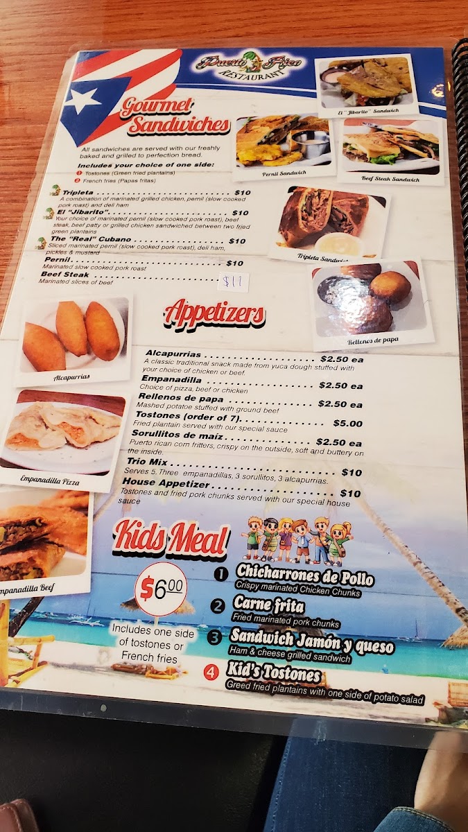Menu Puerto Rico Restaurant-1