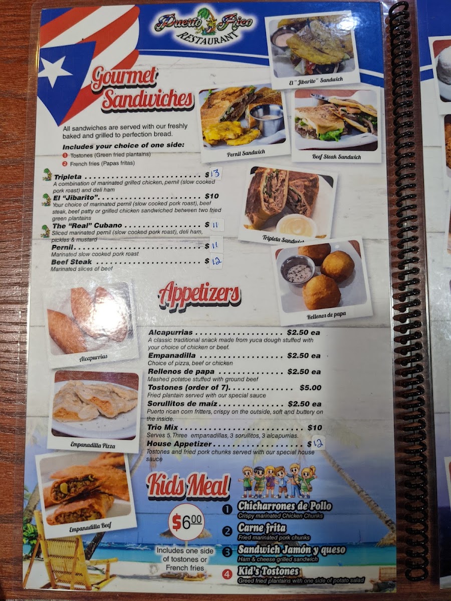 Menu Puerto Rico Restaurant-4