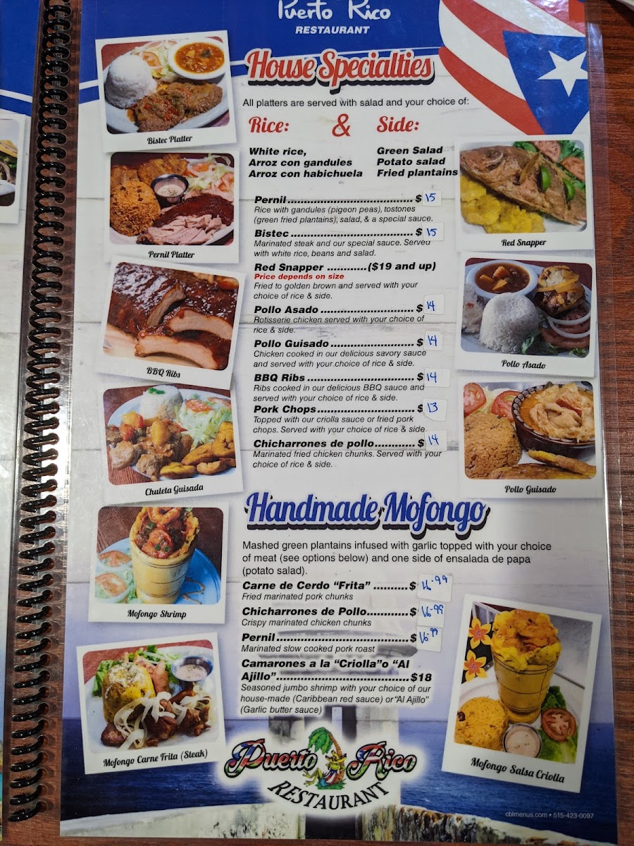 Menu Puerto Rico Restaurant-6