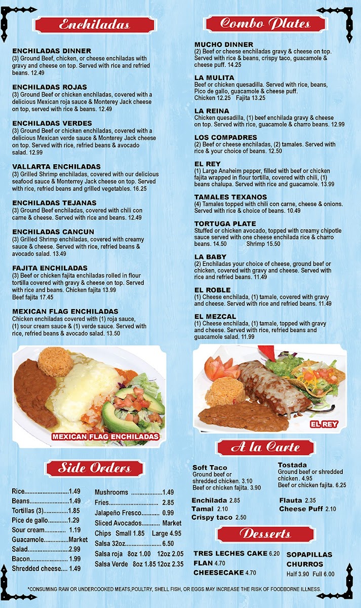 Menu Puerto Vallarta Tex-Mex & Bar-5