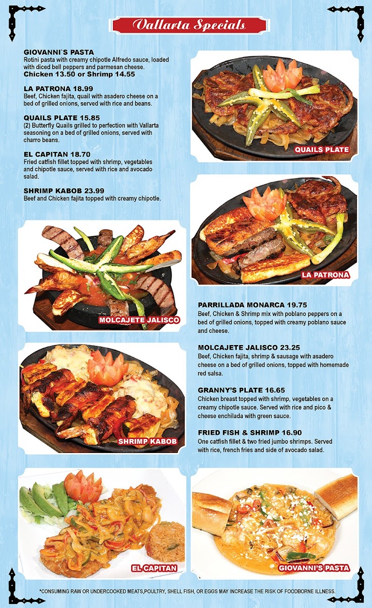 Menu Puerto Vallarta Tex-Mex & Bar-8