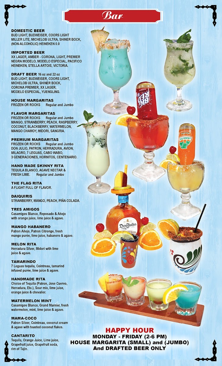 Menu Puerto Vallarta Tex-Mex & Bar-9