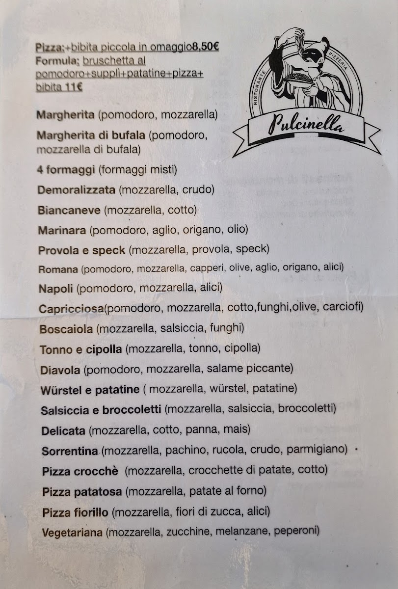Menu Pulcinella Ristorante Pizzeria-5
