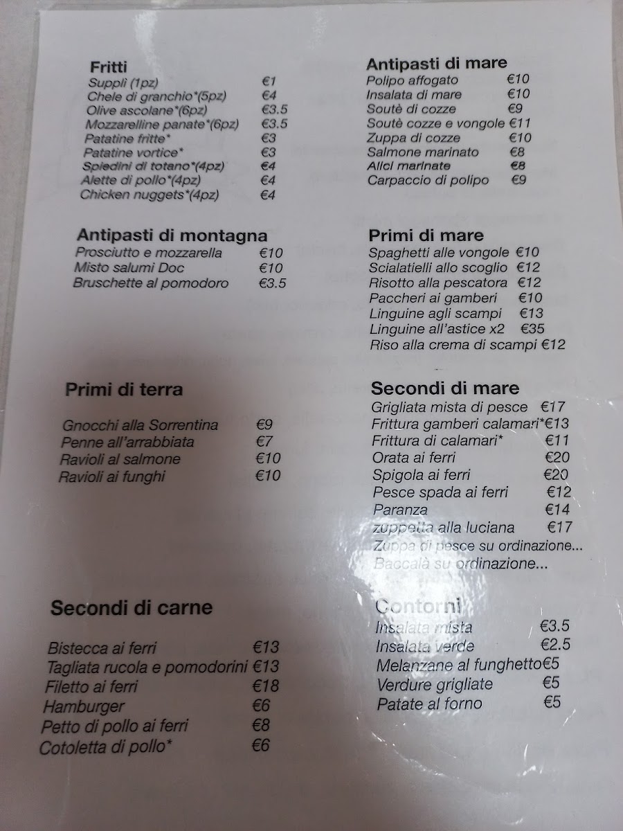 Menu Pulcinella Ristorante Pizzeria-7