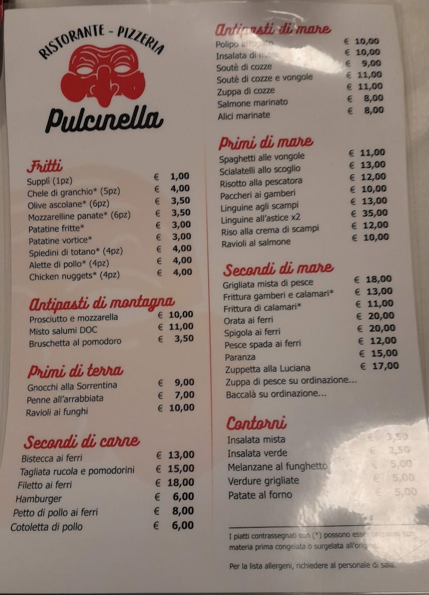 Menu Pulcinella Ristorante Pizzeria-8