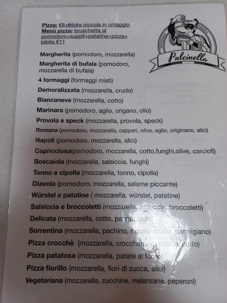 Menu Pulcinella Ristorante Pizzeria-9