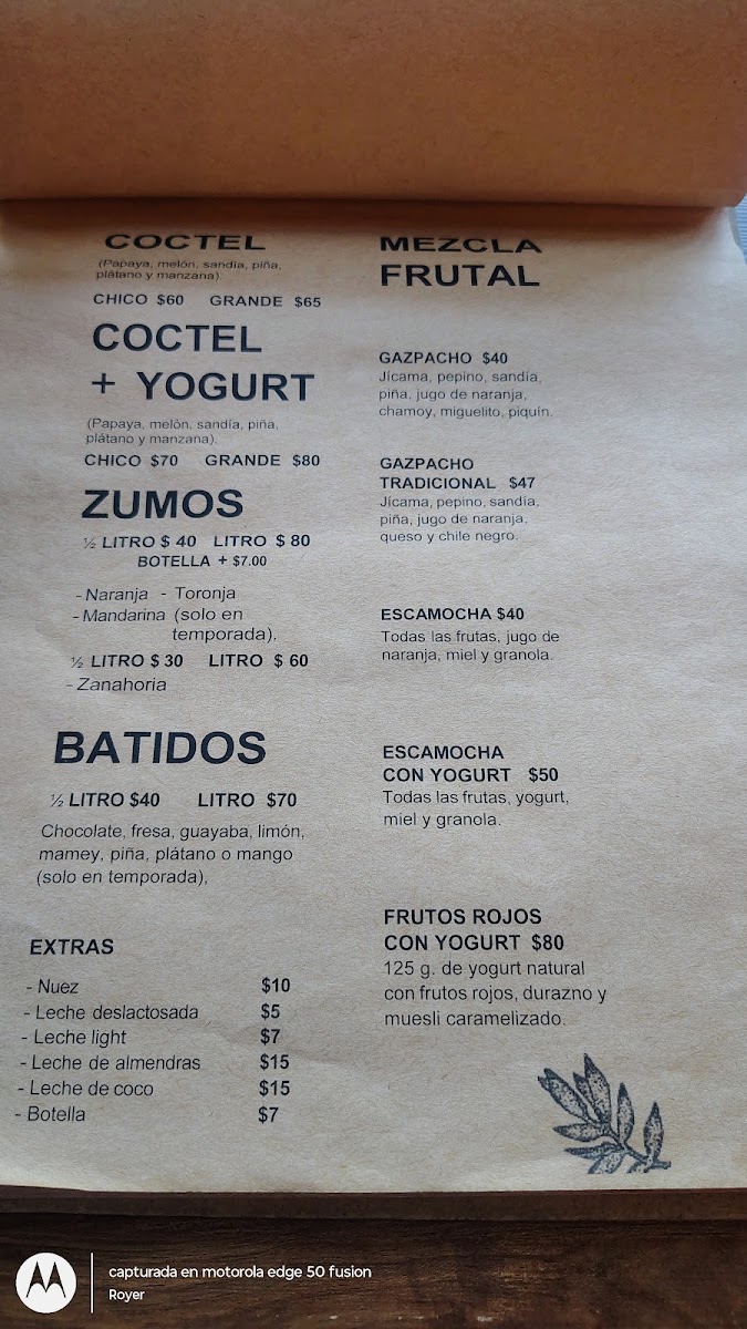 Menu Pulpa De Vida-1
