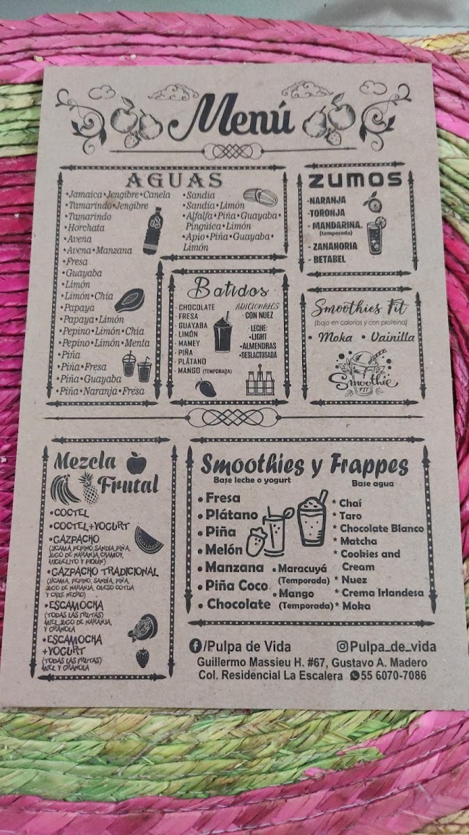 Menu Pulpa De Vida-4