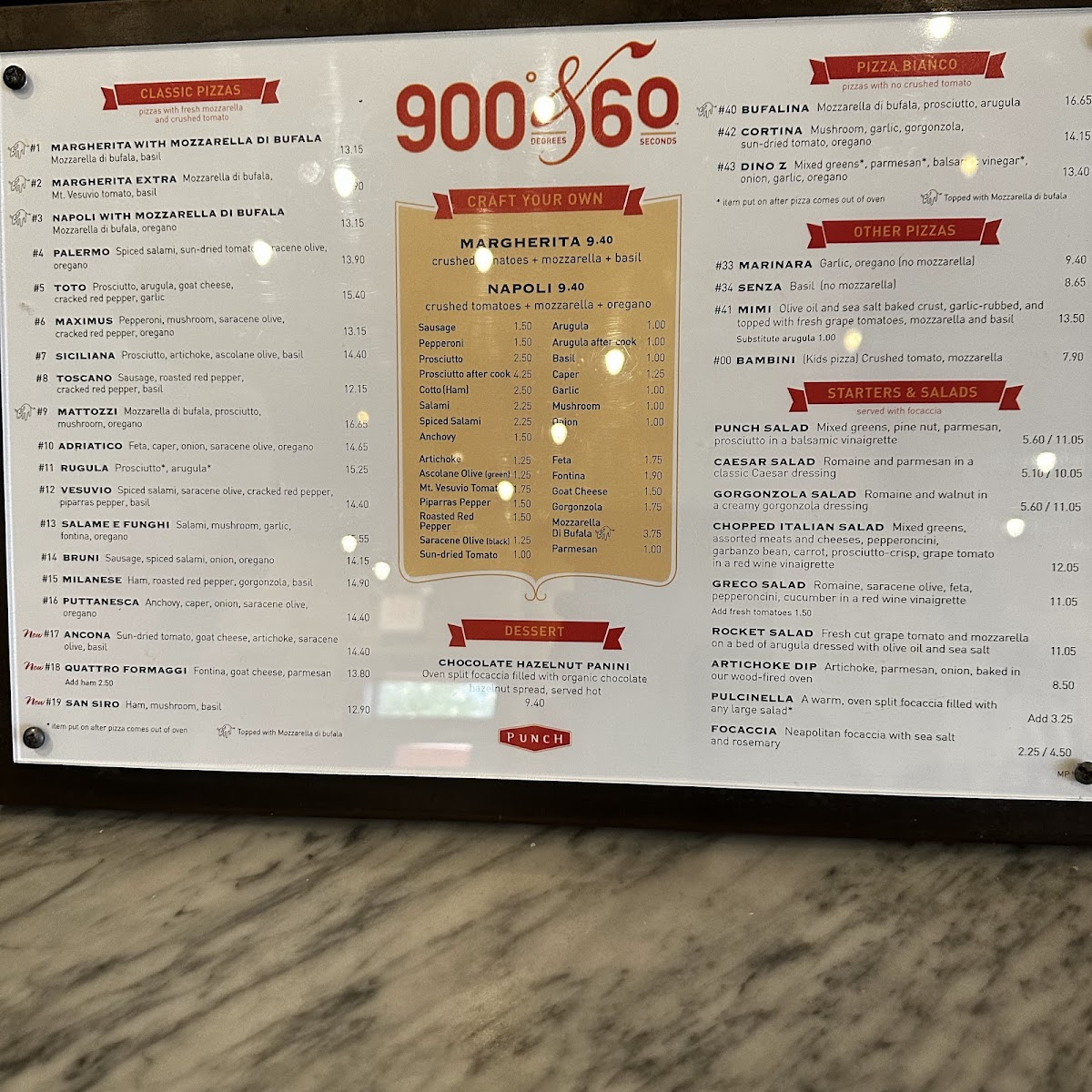 Menu Punch Pizza Northeast-4