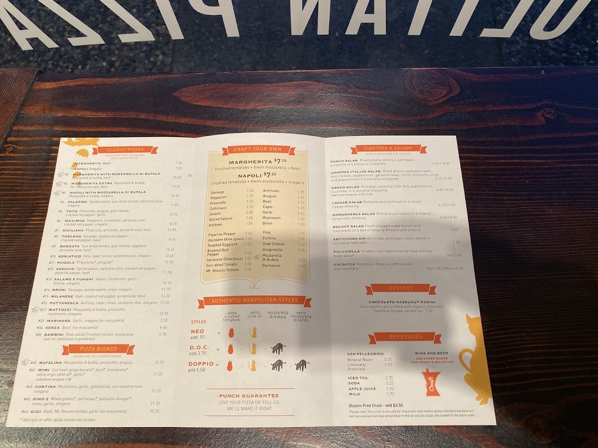Menu Punch Pizza Northeast-5