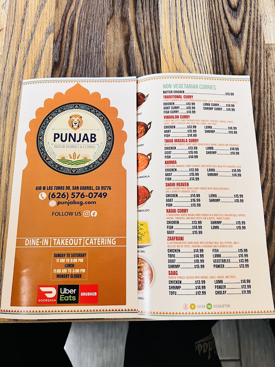 Menu Punjab - Indian Market And Cuisine-3