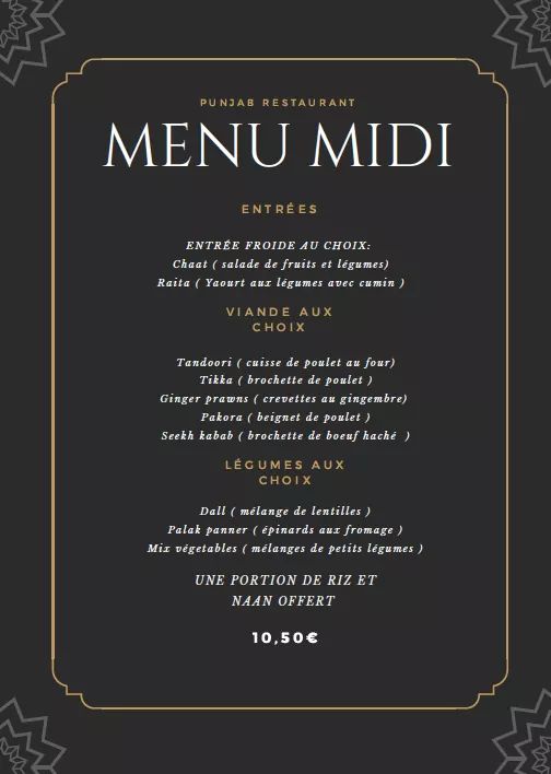 Menu Punjab Restaurant-3