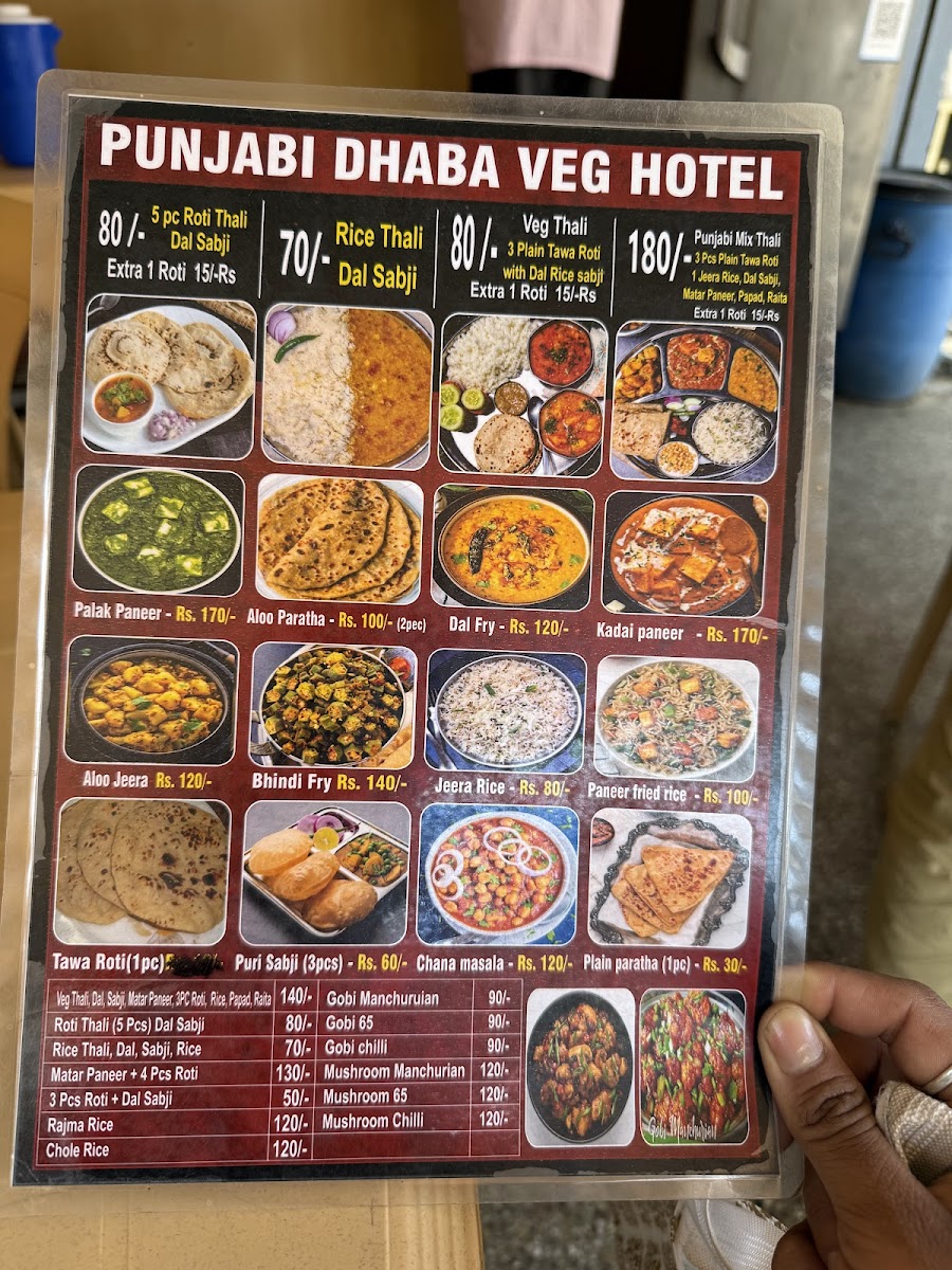 Menu Punjabi Dhaba Veg Restaurant-10