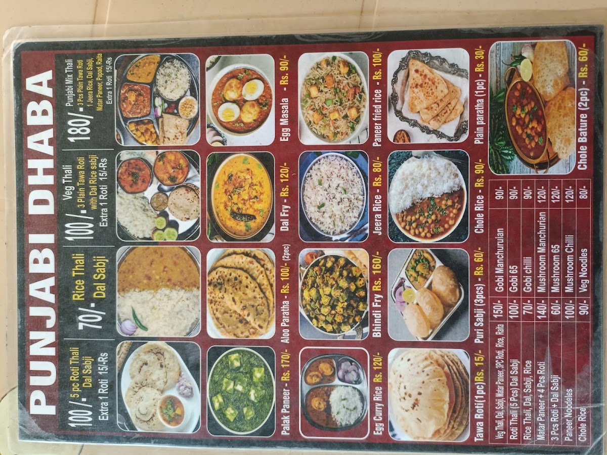 Menu Punjabi Dhaba Veg Restaurant-6