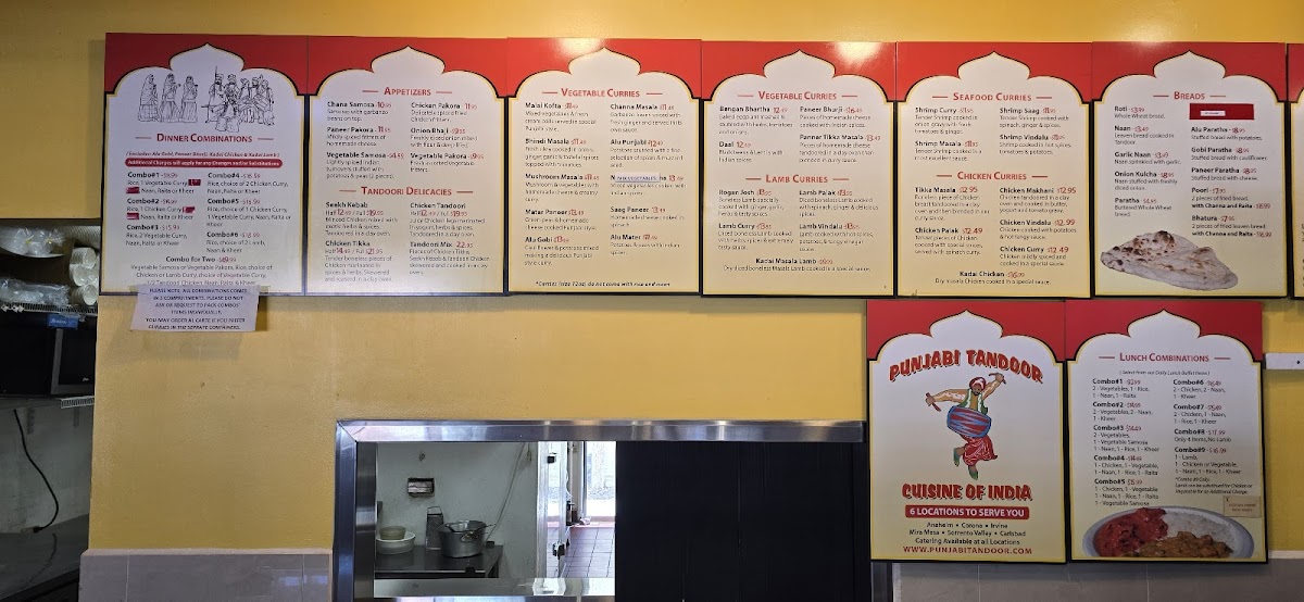 Menu Punjabi Tandoor -Irvine-1