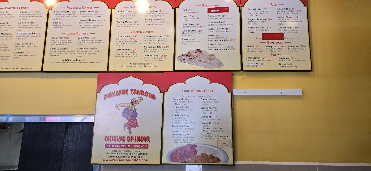 Menu Punjabi Tandoor -Irvine-2