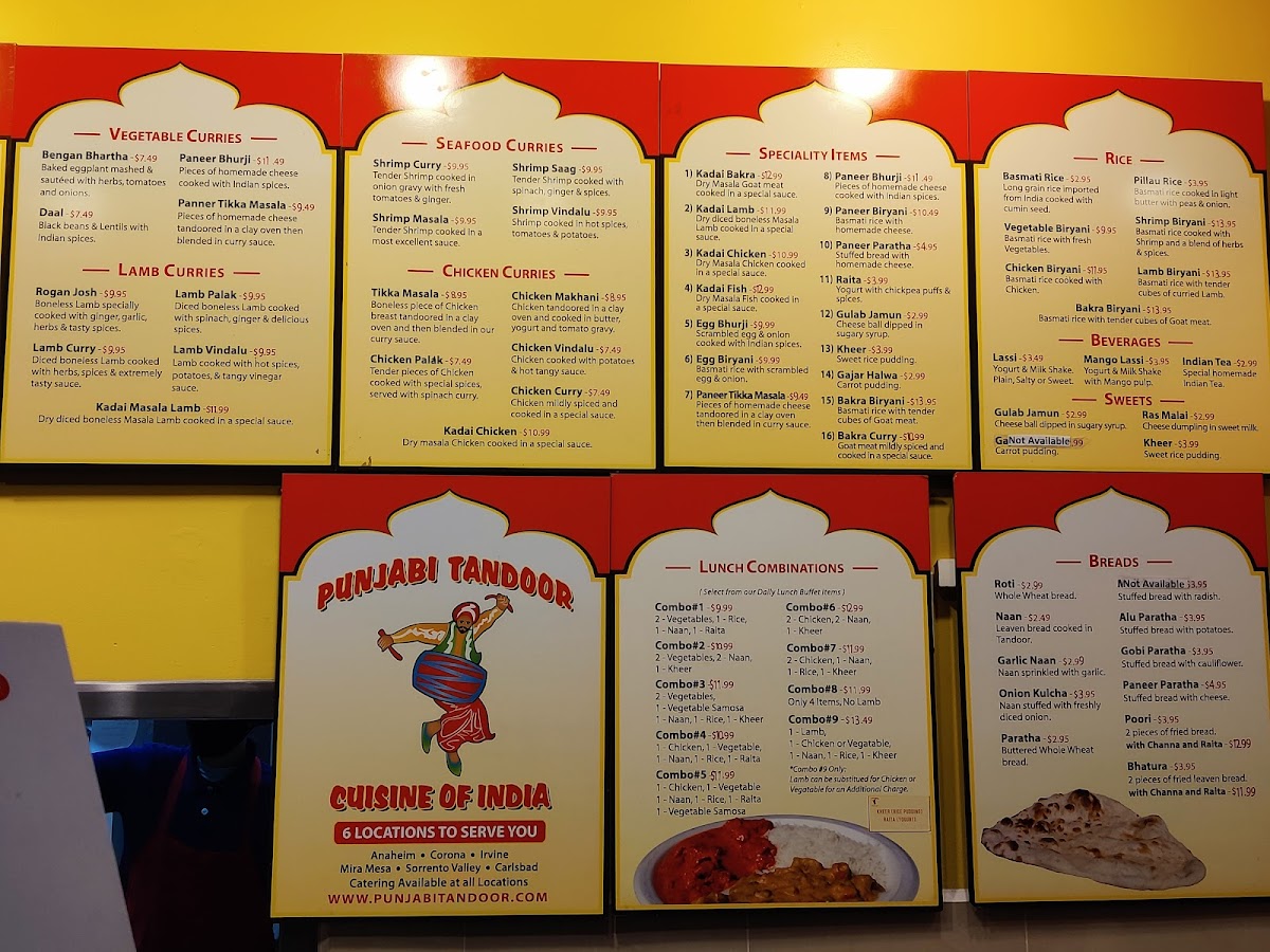 Menu Punjabi Tandoor -Irvine-4