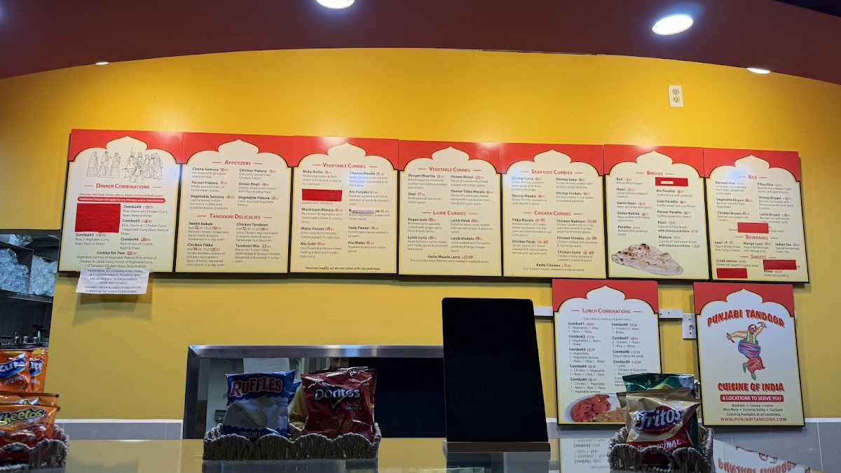Menu Punjabi Tandoor -Irvine-5