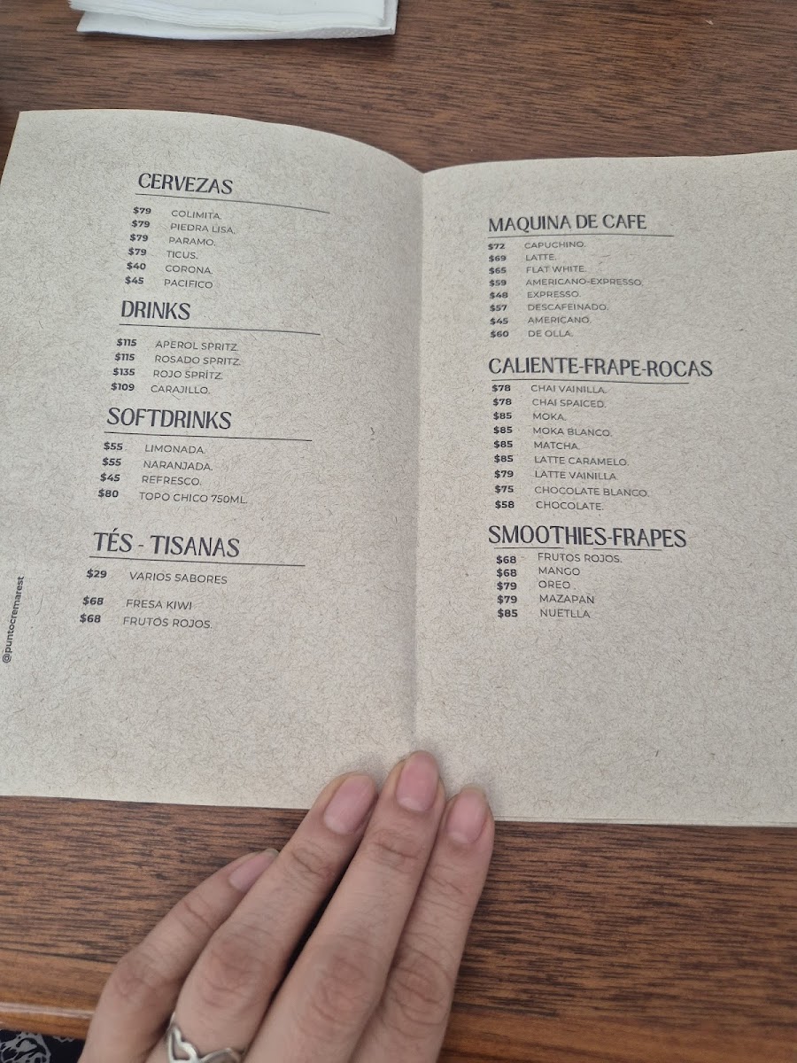 Menu Punto Crema-5