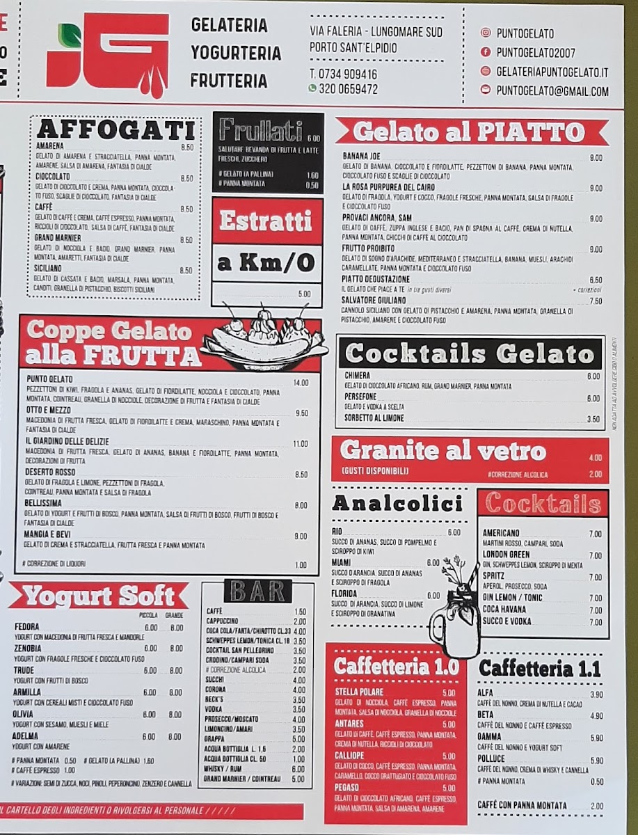 Menu Punto Gelato Gelateria-1