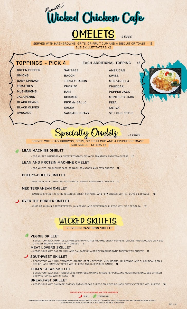 Menu Pupillo's Wicked Chicken Cafe-4