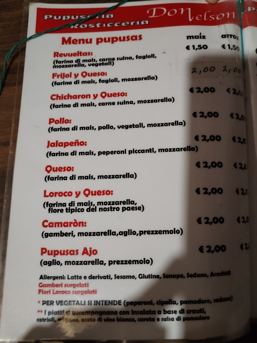 Menu Pupuseria Don Nelson-1