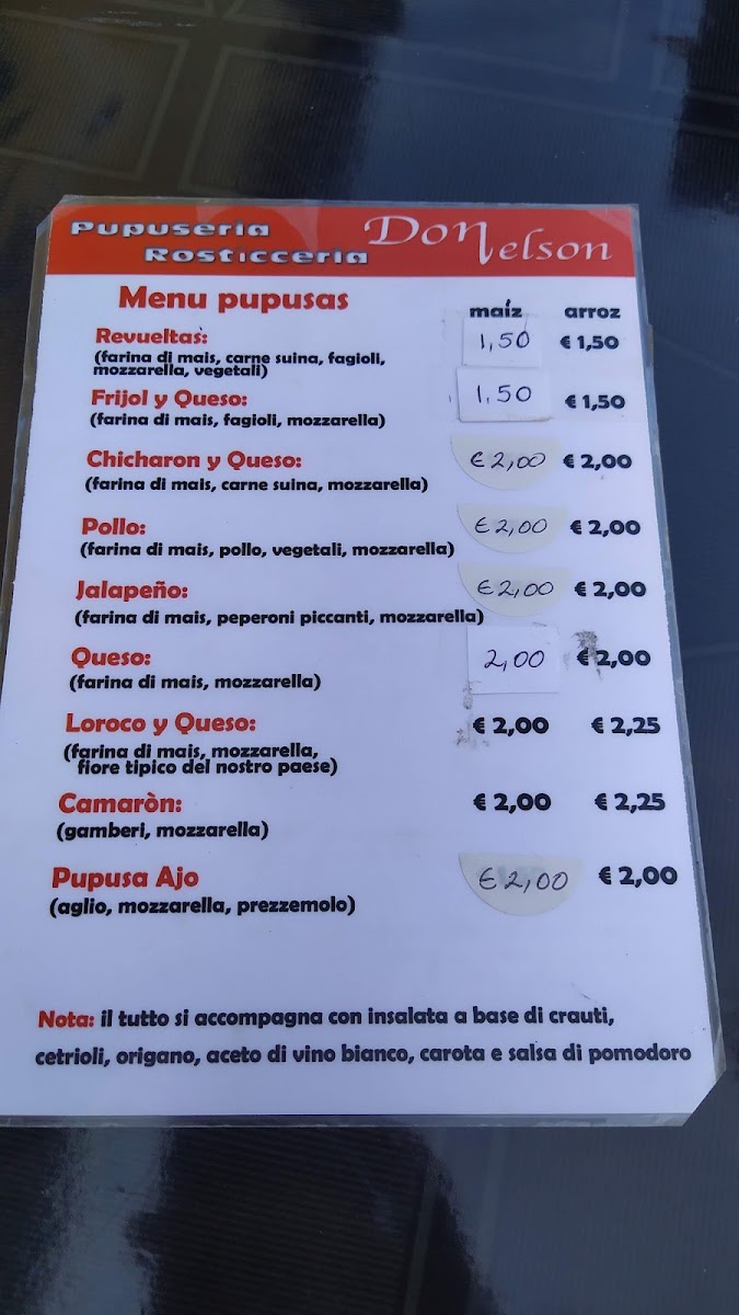 Menu Pupuseria Don Nelson-8