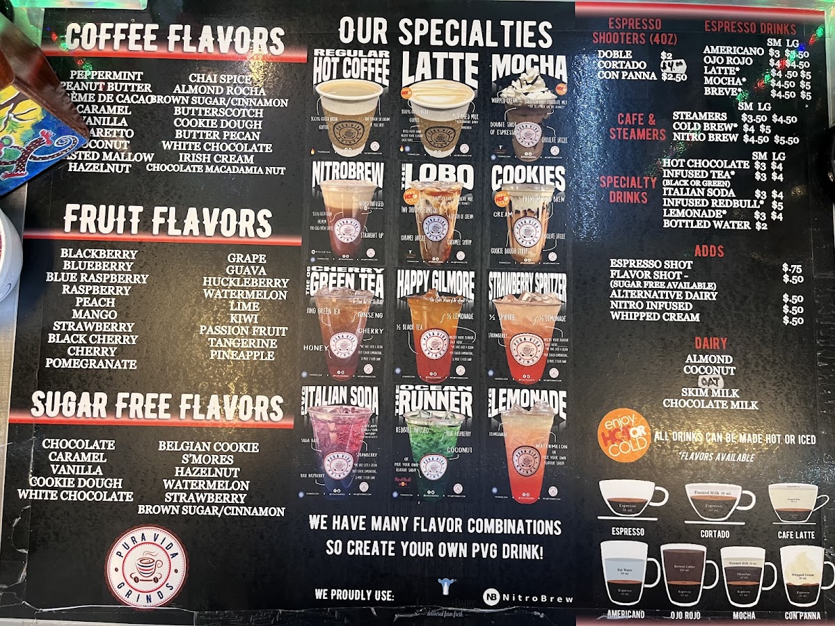 Menu Pura Vida Grinds Coffee Shop-2