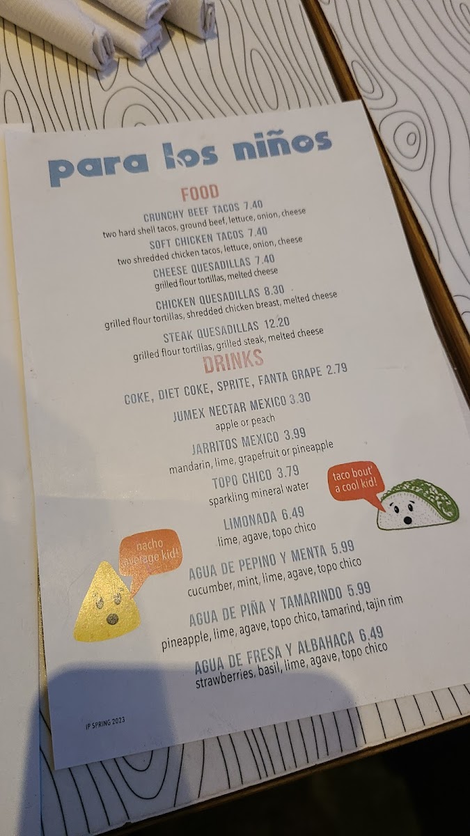 Menu Pure Taqueria-3