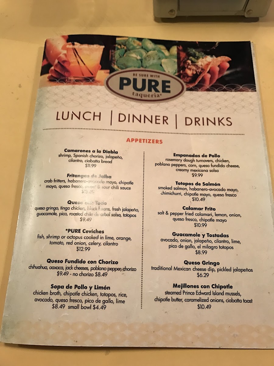 Menu Pure Taqueria-6