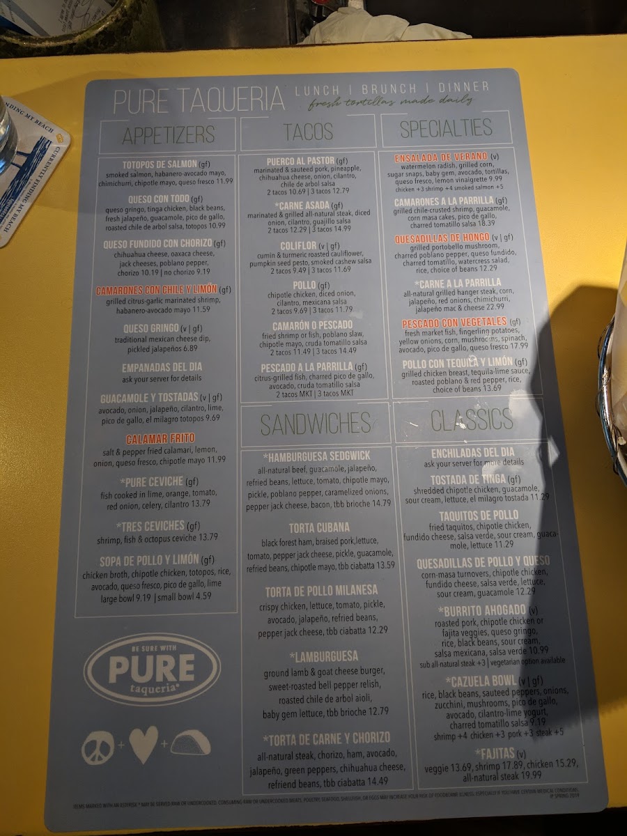Menu Pure Taqueria-9