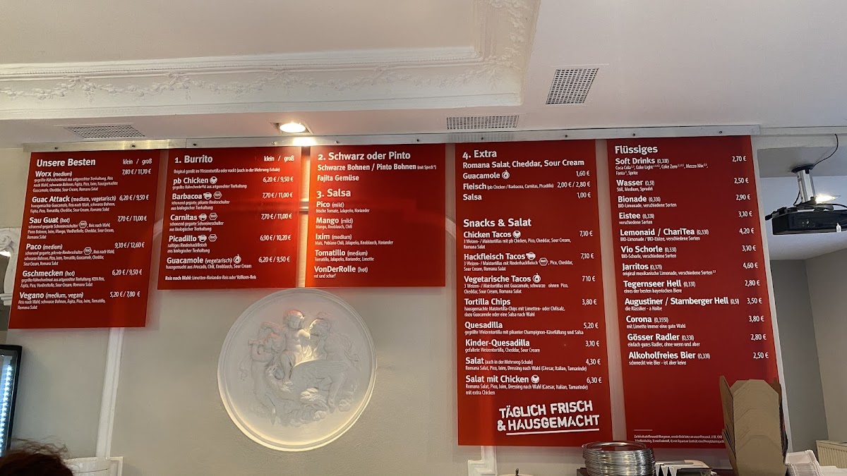 Menu Pureburrito I-1
