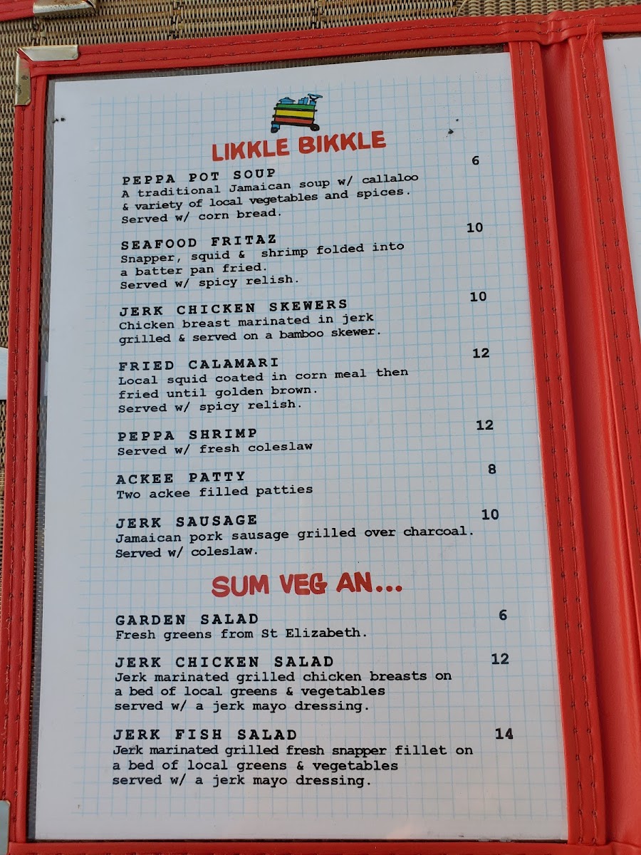 Menu Pushcart Jerk Center & Rum Bar-5